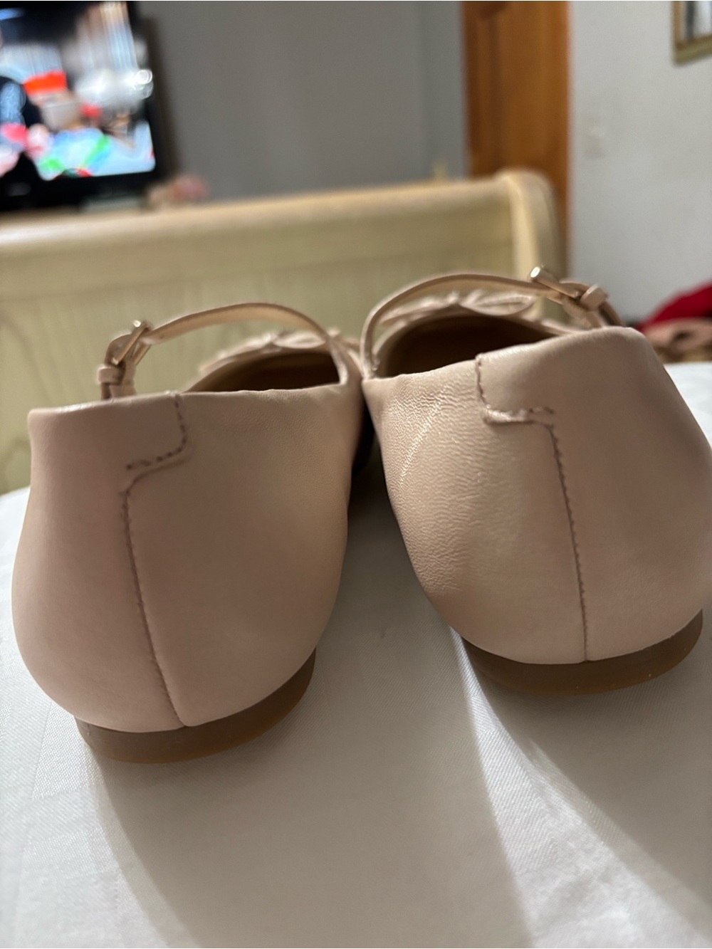 New GUESS Women's Blush Pink Mary Jane Ballet Flats sold out new without tags - Picture 6 of 9